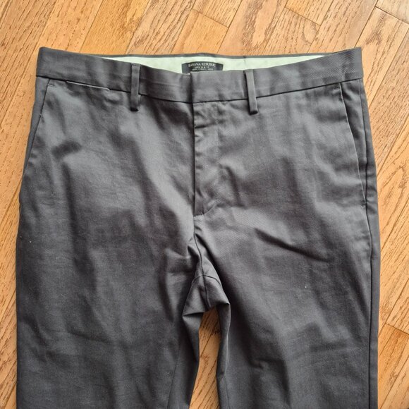 Banana Republic Aiden Slim Fit Chino Pants Charcoal 34" x 36" - Picture 2 of 15